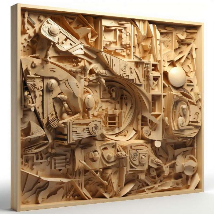 نموذج ثلاثي الأبعاد لآلة CNC 3D Art 